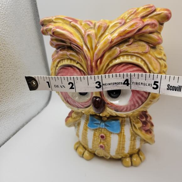 VTG Relpo 6023 Owl Ceramic Planter Figurine Decor MCM EXCELLENT CONDITION - Picture 7 of 8
